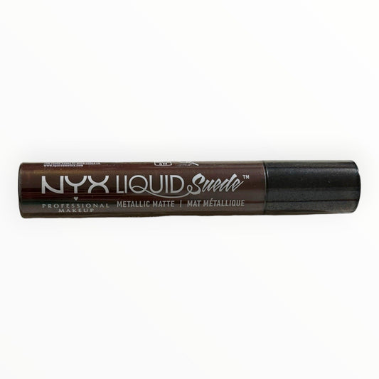 NYX Liquid Suede Metallic Matte Lipstick LSCL32 Neat Nude Dirty Grey Plum New